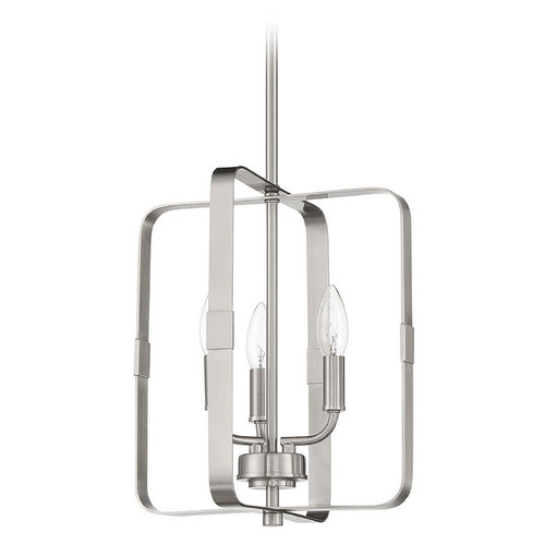 Stowe Brushed Polished Nickel Pendant by Craftmade Lighting