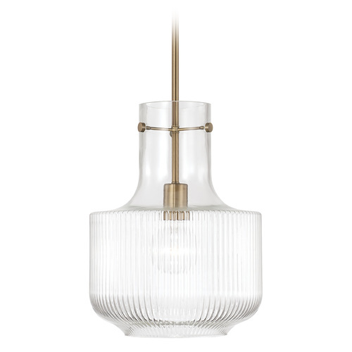 Capital Lighting Nyla Pendant in Aged Brass by Capital Lighting 345111AD