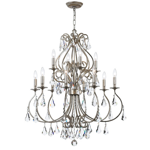 Crystorama Lighting Ashton 32-Inch Chandelier in Olde Silver by Crystorama Lighting 5017-OS-CL-MWP