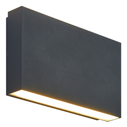 Matteo Lighting Weston Matte Black LED Outdoor Wall Light