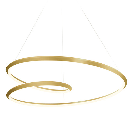 Kuzco Lighting Kuzco Lighting Ampersand Brushed Gold LED Pendant Light PD22332-BG-UNV