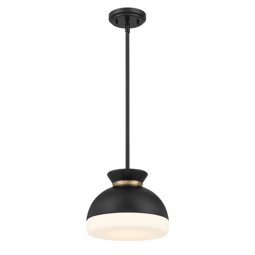 Crystorama Lighting Brian Patrick Flynn Gidget Pendant in Black & Gold by Crystorama GID-4005-MK-VG