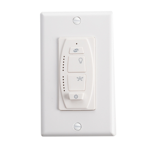 Six-Speed DC Full Function Wall Control in White by Kichler Lighting