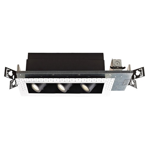 WAC Lighting Precision Multiples Black LED Recessed Can Light by WAC Lighting MT-4LD316N-S35-BK