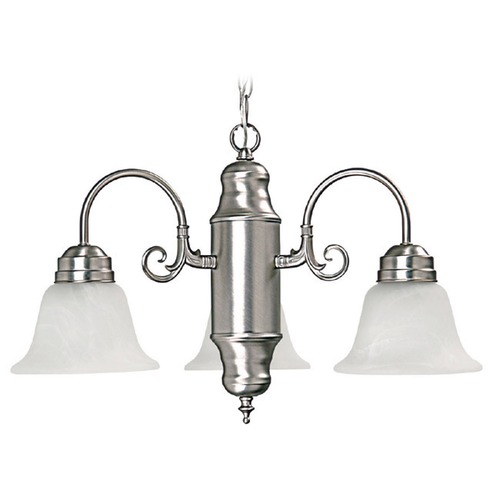 David 21-Inch Chandelier in Matte Nickel by Capital Lighting