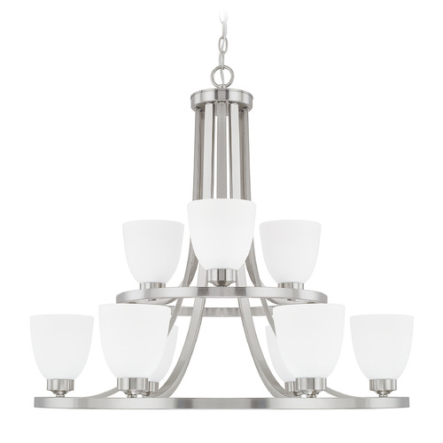 HomePlace by Capital Lighting Dixon 30.25-Inch Chandelier in Brushed Nickel by HomePlace by Capital Lighting 414391BN-333