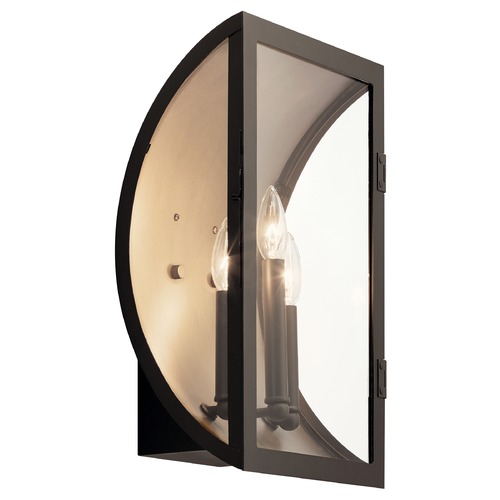 Kichler Lighting Narelle Large Olde Bronze Outdoor Wall Light with Clear Glass by Kichler Lighting 49288OZ