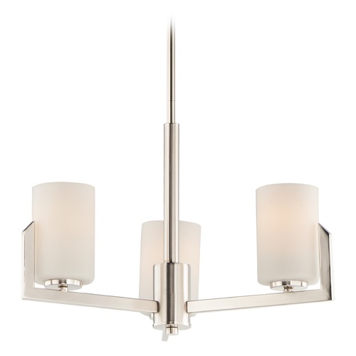 Dart Satin Nickel Chandelier by Maxim Lighting