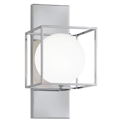 Squircle Chrome Sconce by Matteo Lighting