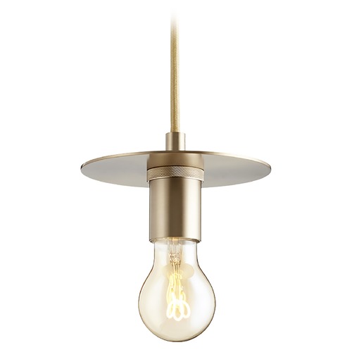 Quorum Lighting Aged Brass Mini Pendant by Quorum Lighting 822-80