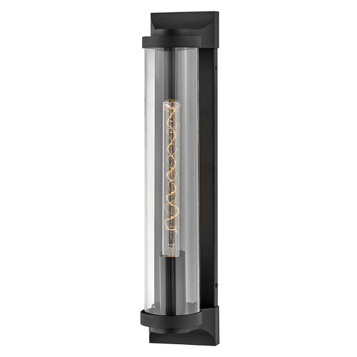 Hinkley Pearson Large Wall Lantern in Textured Black by Hinkley Lighting 29064TK