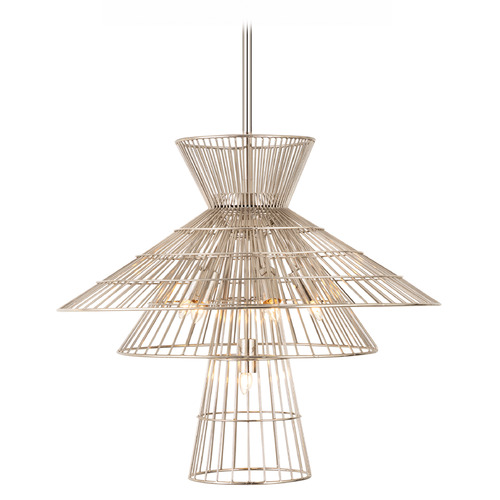 Z-Lite Alito Polished Nickel Chandelier by Z-Lite 6015-6PN