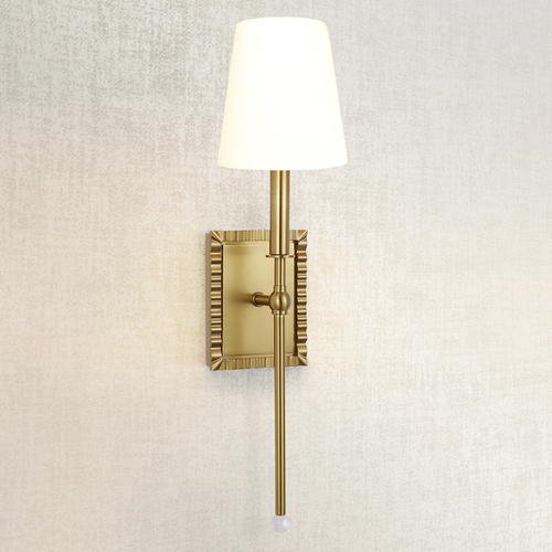 Alexa Hampton Baxley Burnished Brass Sconce by Visual Comfort Studio