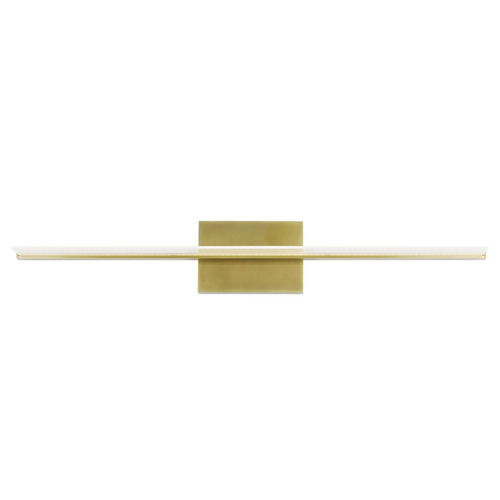 Visual Comfort Modern Collection Sean Lavin Span 36-Inch 277V LED Bath Light in Plated Brass by Visual Comfort Modern 700BCSPANB3BR-LED930-277