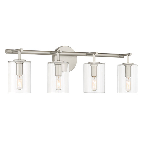 Craftmade Lighting Hailie Satin Nickel Bathroom Light by Craftmade Lighting 55604-SN