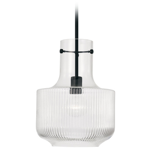 Capital Lighting Nyla Pendant in Matte Black by Capital Lighting 345111MB