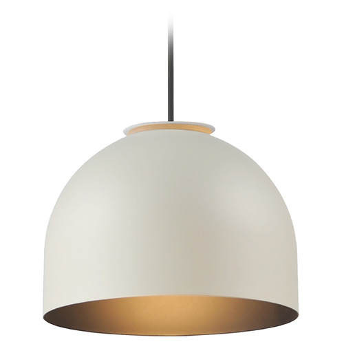 ET2 Lighting Foster Gray & Black LED Mini Pendant by ET2 Lighting E34602-54GYBK