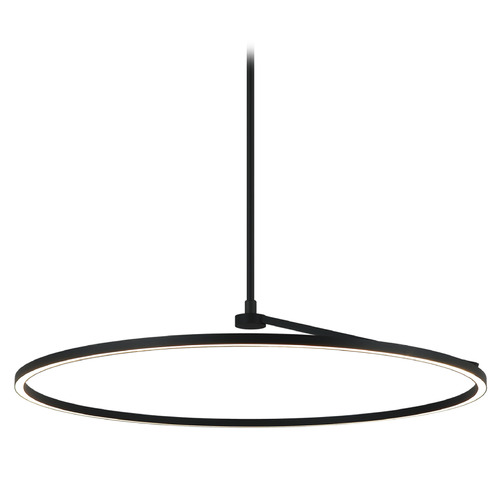 Matteo Lighting the Trundle Matte Black LED Pendant Light