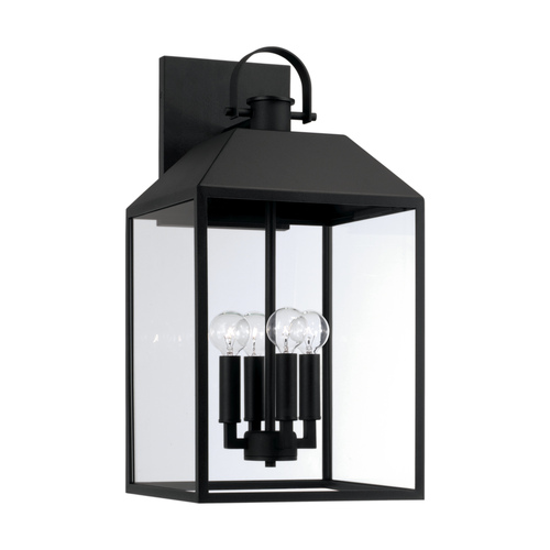 Capital Lighting Nelson Black Outdoor Wall Light