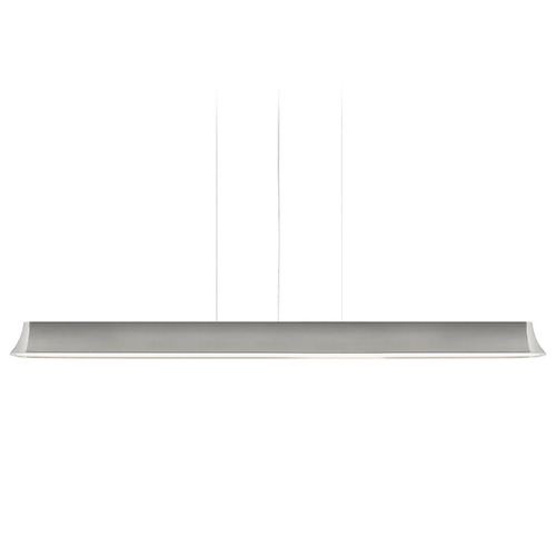 Zhane 49-Inch 277V LED Linear Light  in Satin Nickel by Visual Comfort Modern