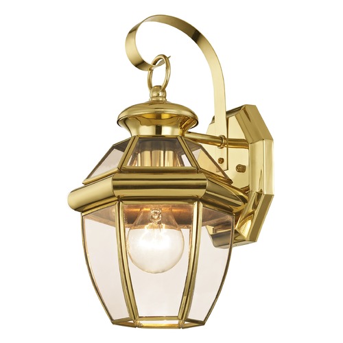 Livex Lighting Livex Lighting Monterey Polished Brass Outdoor Wall Light 2051-02