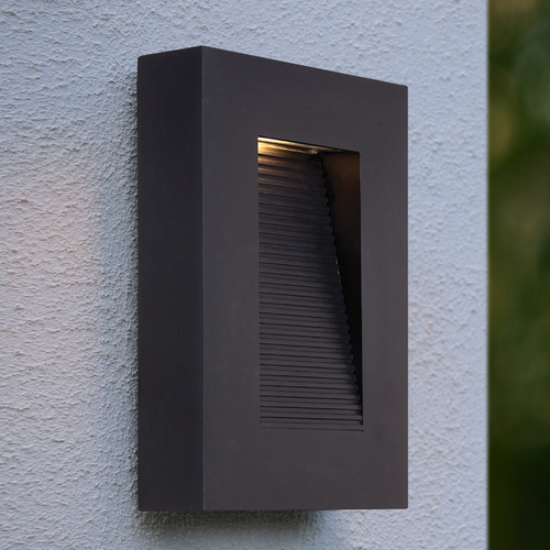Urban 10-Inch LED Outdoor Wall Light in Black 3000K by Modern Forms
