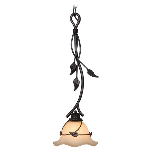 Vine Oil Shale Mini Pendant by Vaxcel Lighting