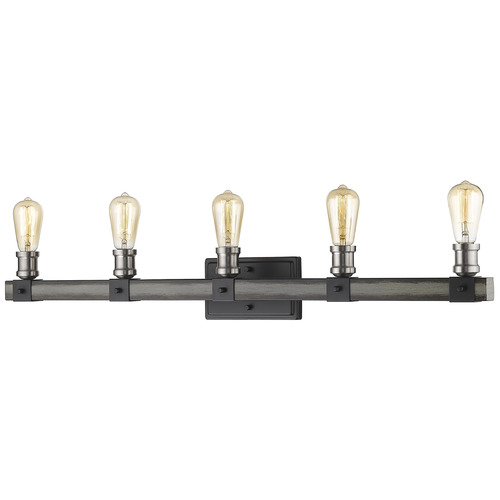 Kirkland Ashen Barnboard Bathroom Light by Z-Lite