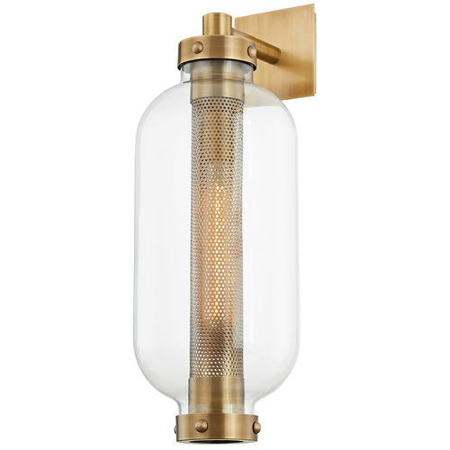Troy Lighting Troy Lighting Atwater Patina Brass Outdoor Wall Light B7033