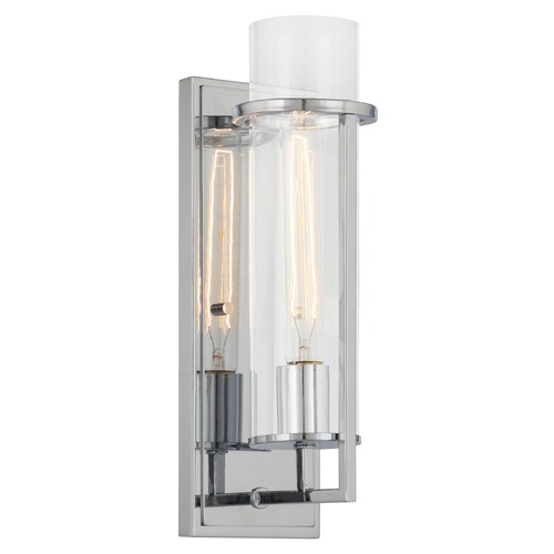 Tubulaire Chrome Sconce by Matteo Lighting
