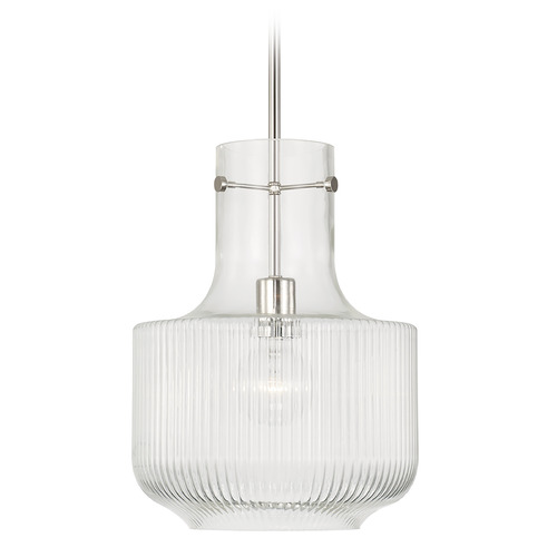 Capital Lighting Nyla Pendant in Polished Nickel by Capital Lighting 345111PN