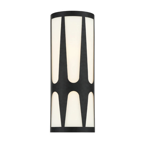 Royston 2-Light Wall Sconce in Black by Crystorama Lighting