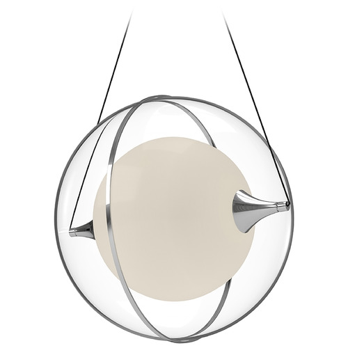 Aries Chrome LED Pendant by Kuzco Lighting
