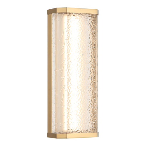 Aislynn Aged Gold Brass LED Sconce by Matteo Lighting