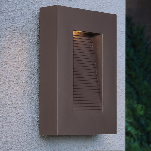 Urban 10-Inch LED Outdoor Wall Light in Bronze 3000K by Modern Forms