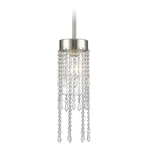 Siena Brushed Nickel Pendant by Z-Lite