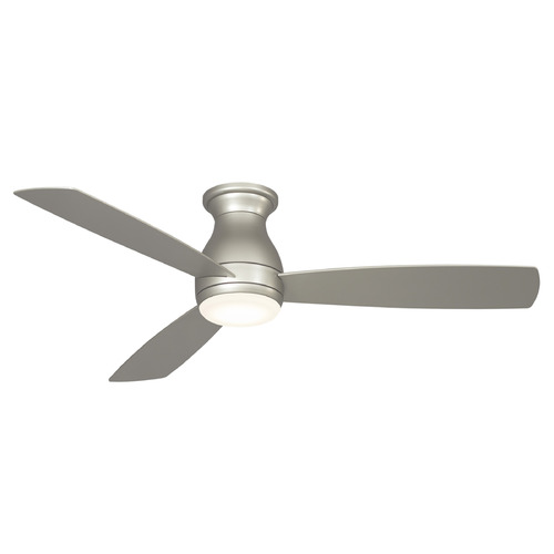 Fanimation Fans Hugh 52 Brushed Nickel LED Ceiling Fan with Light