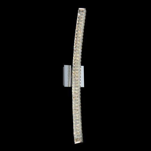 Aries 32-Inch LED Wall Sconce in Polished Chrome by Allegri Crystal