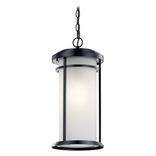 Kichler Lighting Toman 21.25-Inch Black LED Outdoor Hanging Light by Kichler Lighting 49689BKL18