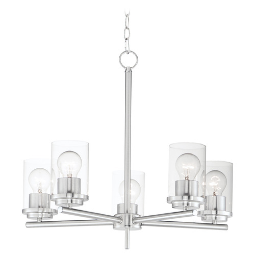 Maxim Lighting Corona Satin Nickel Chandelier