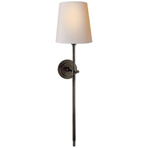 Visual Comfort Signature Collection Thomas OBrien Bryant Tail Sconce in Bronze by Visual Comfort Signature TOB2024BZNP