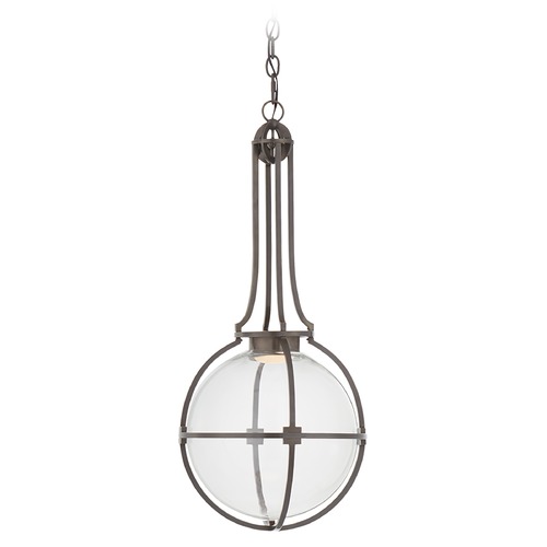 Visual Comfort Signature Collection Chapman & Myers Gracie LED Globe Pendant in Bronze by Visual Comfort Signature CHC5478BZCG