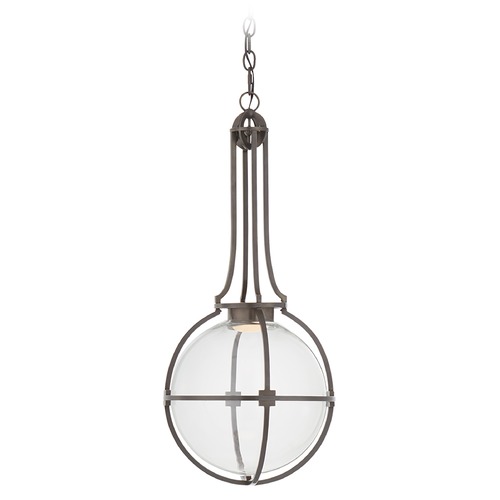 Chapman & Myers Gracie LED Globe Pendant in Bronze by Visual Comfort Signature