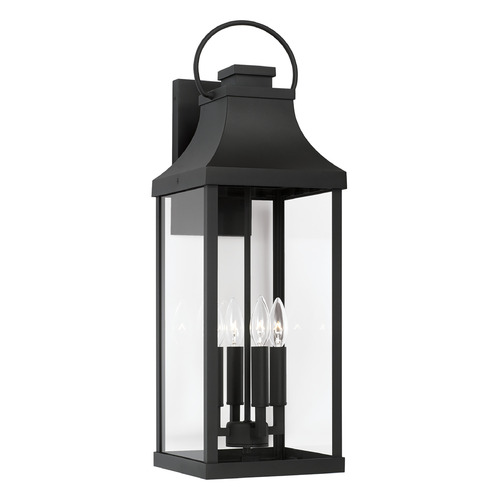 Bradford 27-Inch Outdoor Wall Lantern in Black by Capital Lighting