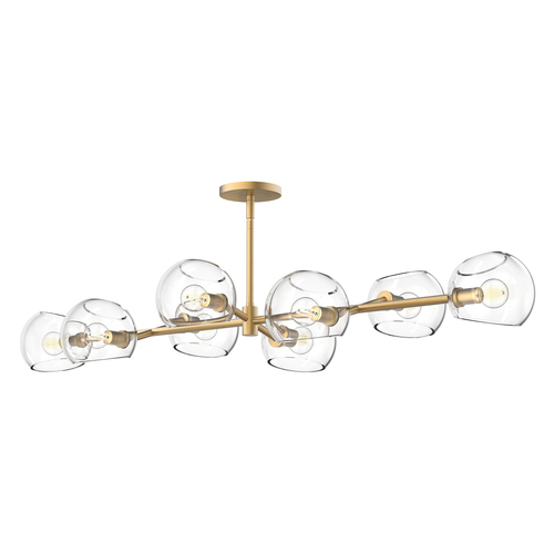 Alora Lighting Alora Lighting Willow Brushed Gold Island Light LP548848BGCL