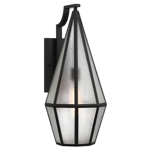 Savoy House Lighting Peninsula Matte Black Outdoor Wall Light