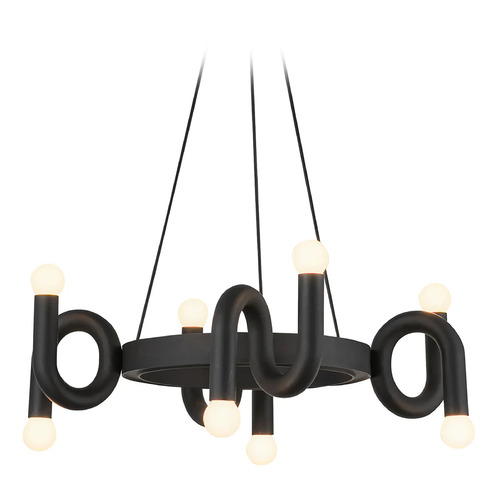 Alora Lighting Sadie Matte Black Chandelier