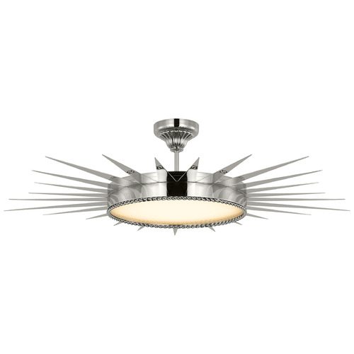 Studio Polished Nickel White Glass Mini Pendant