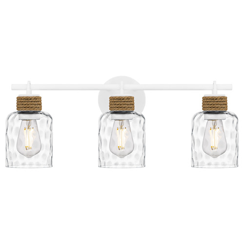 Quoizel Lighting Baltic Matte White Bathroom Light