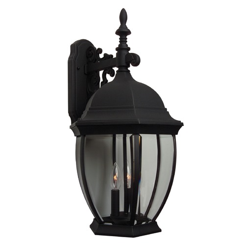 Craftmade Lighting Bent Glass 24.75-Inch Matte Black Outdoor Wall Light by Craftmade Lighting Z584-05